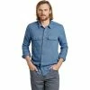 Toad & Co Me's Indigo Flannel Slim LS Shirt -Toad & Co Sales Shop 10439551x1196922 zm