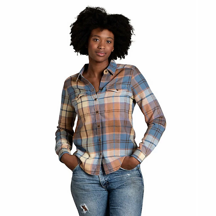 Toad & Co Women's Re-Form Flannel Shirt 7 Toad & Co Women's Re-Form Flannel Shirt - Image 5