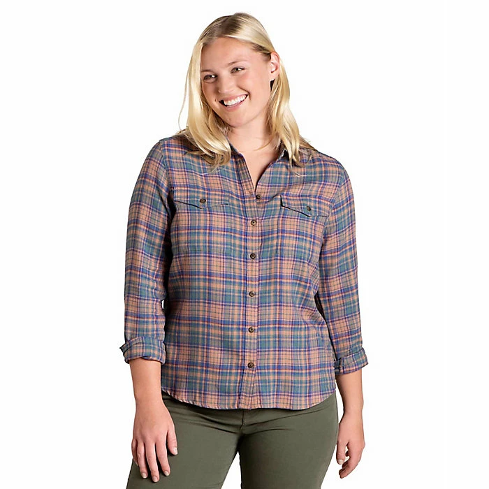 Toad & Co Women's Re-Form Flannel Shirt 6 Toad & Co Women's Re-Form Flannel Shirt - Image 4