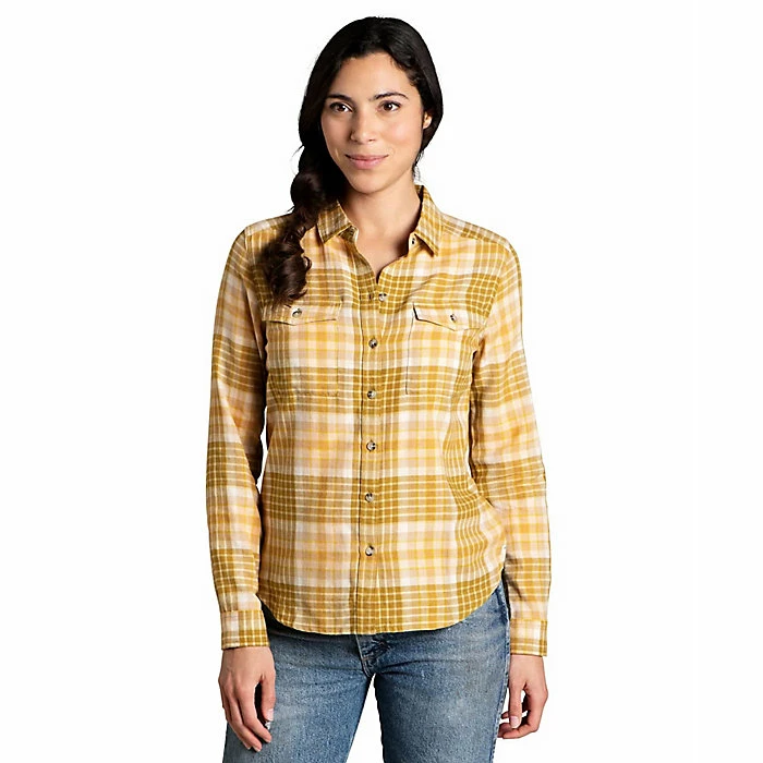 Toad & Co Women's Re-Form Flannel Shirt 3 Toad & Co Women's Re-Form Flannel Shirt