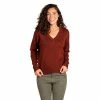 Toad & Co Women's Deerweed V-Neck Sweater -Toad & Co Sales Shop 10494471x1012011 zm