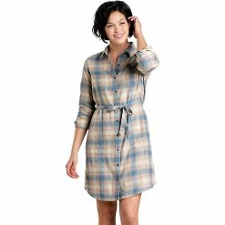Toad & Co Women's Re-Form Flannel Shirt Dress