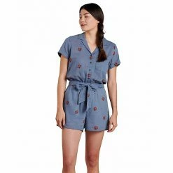 Toad & Co Women's Camp Cove SS Romper -Toad & Co Sales Shop 10557421x1254015 zm