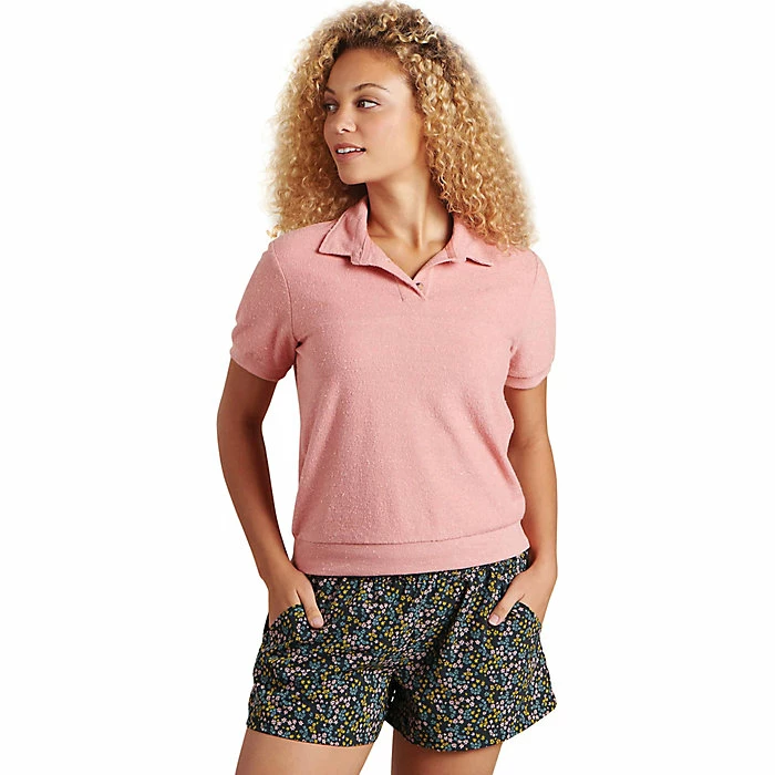Toad & Co Women's Eventide Terry SS Polo 3 Toad & Co Women's Eventide Terry SS Polo
