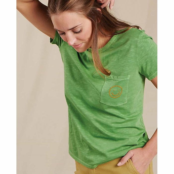 Toad & Co Women's Primo SS Crew Embroidered Top 5 Toad & Co Women's Primo SS Crew Embroidered Top - Image 3