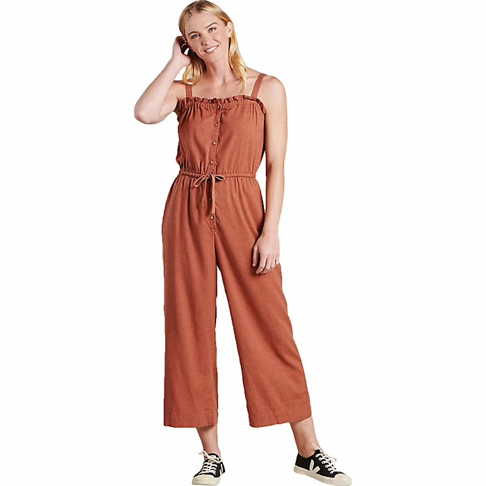 Toad & Co Women's Taj Hemp Strappy SL Jumpsuit 6 Toad & Co Women's Taj Hemp Strappy SL Jumpsuit - Image 4