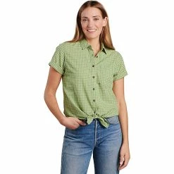 Toad & Co Women's Willet Tie SS Shirt -Toad & Co Sales Shop 10557486x1039675 zm